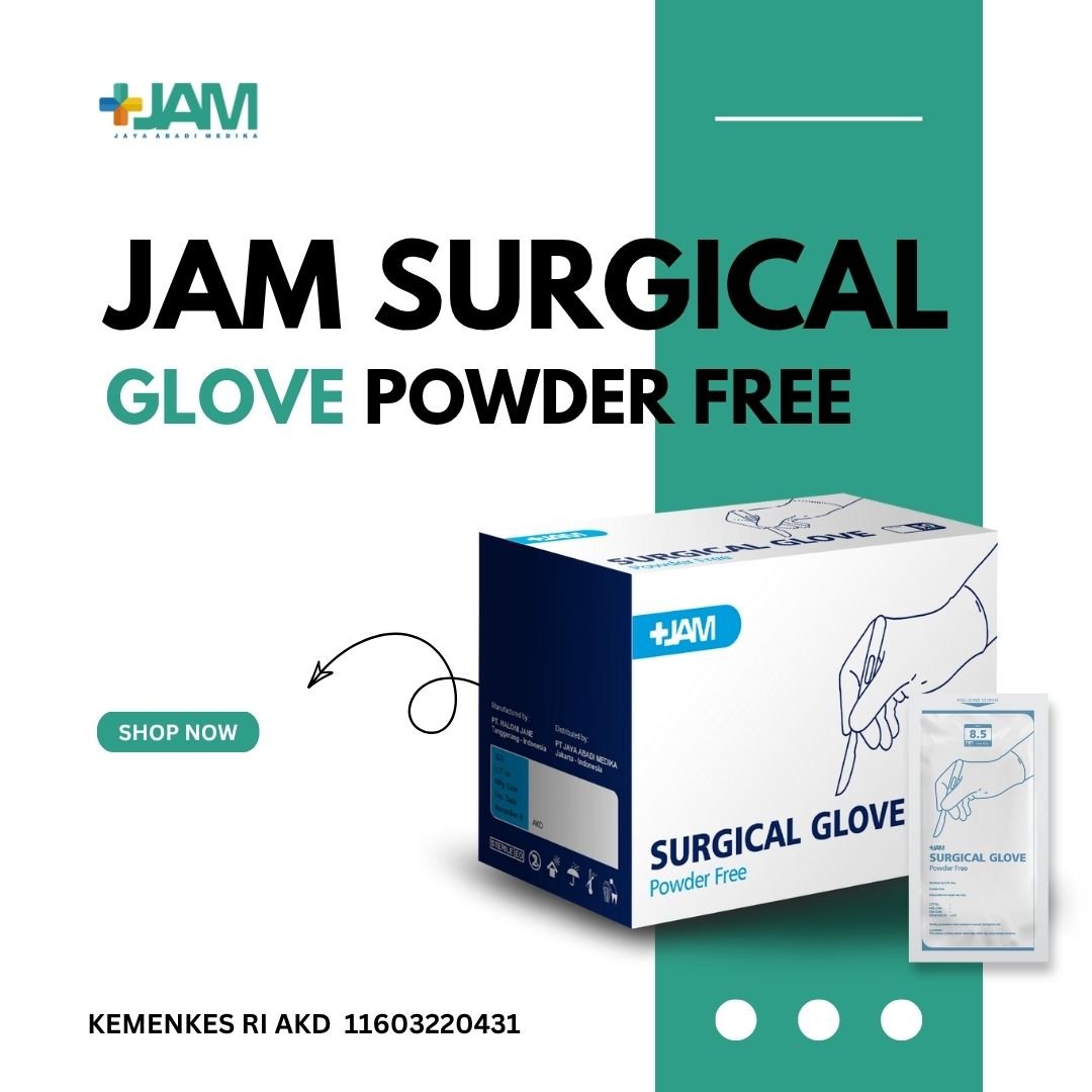 JAM Latex Surgical Sterile Powder Free Gloves