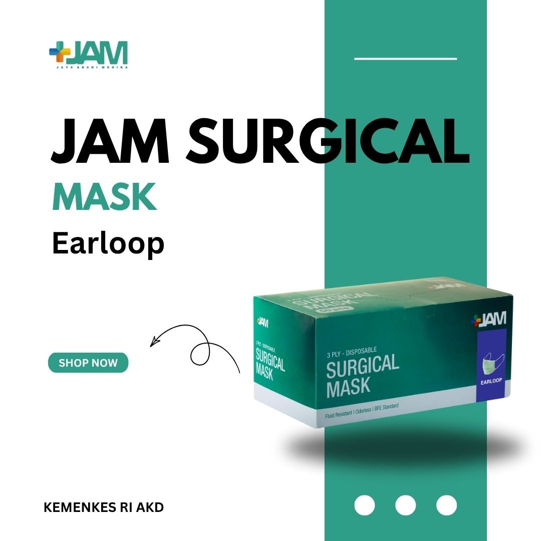 JAM Surgical Mask 3 Ply Earloop