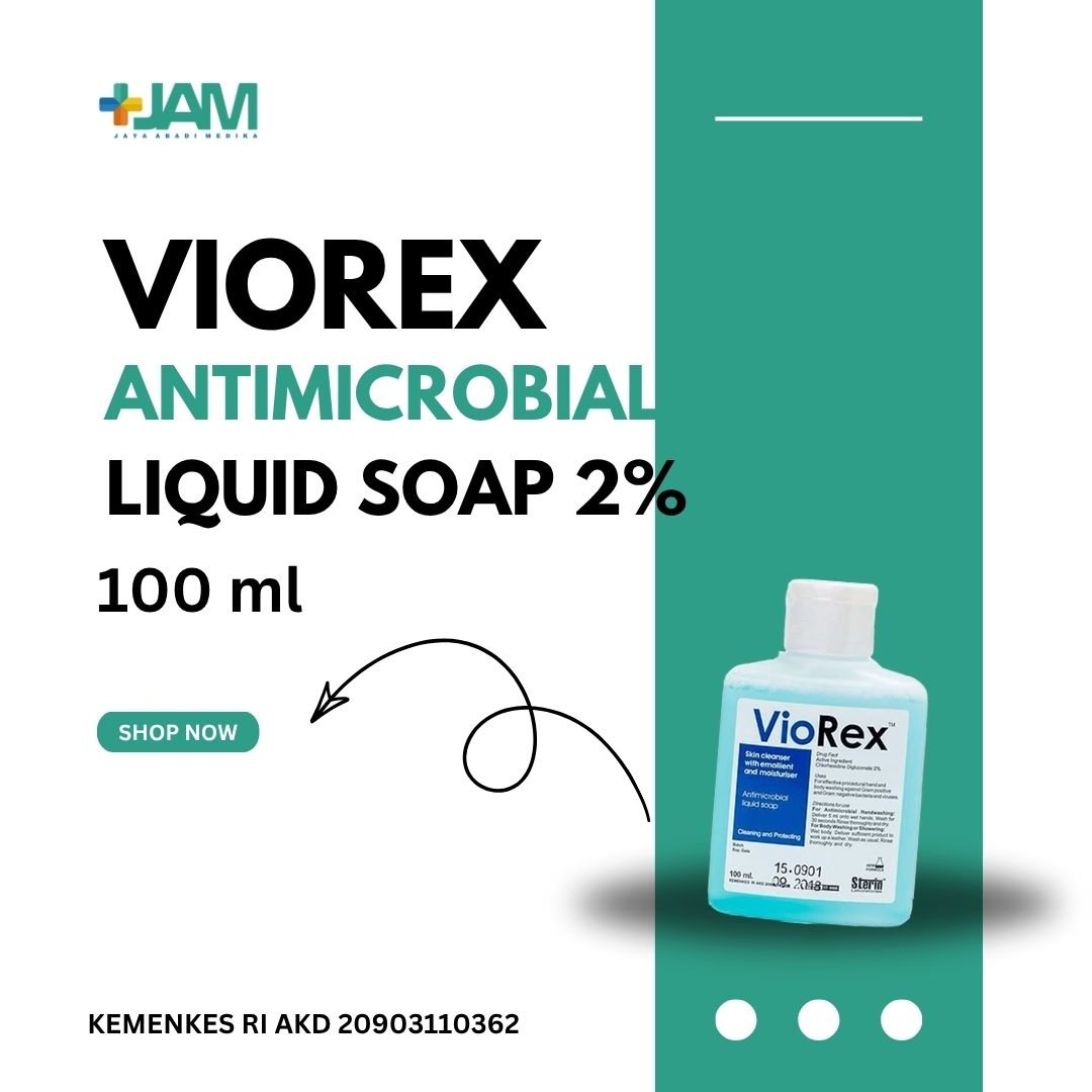 VIOREX Antimicrobial Liquid Soap 2% 100ml
