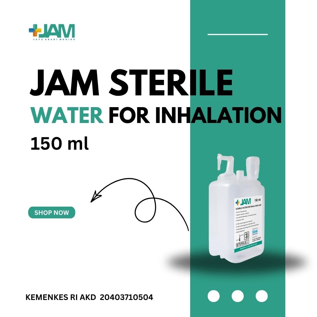 JAM Sterile Water for Inhalation USP 150 ML