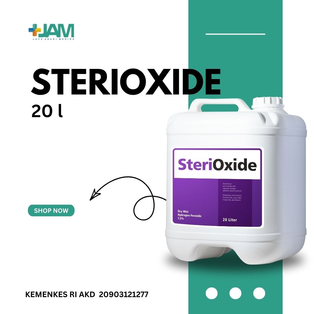 STERIOXIDE Dry Mist Hydrogen Peroxide 7,5% 2O Liter