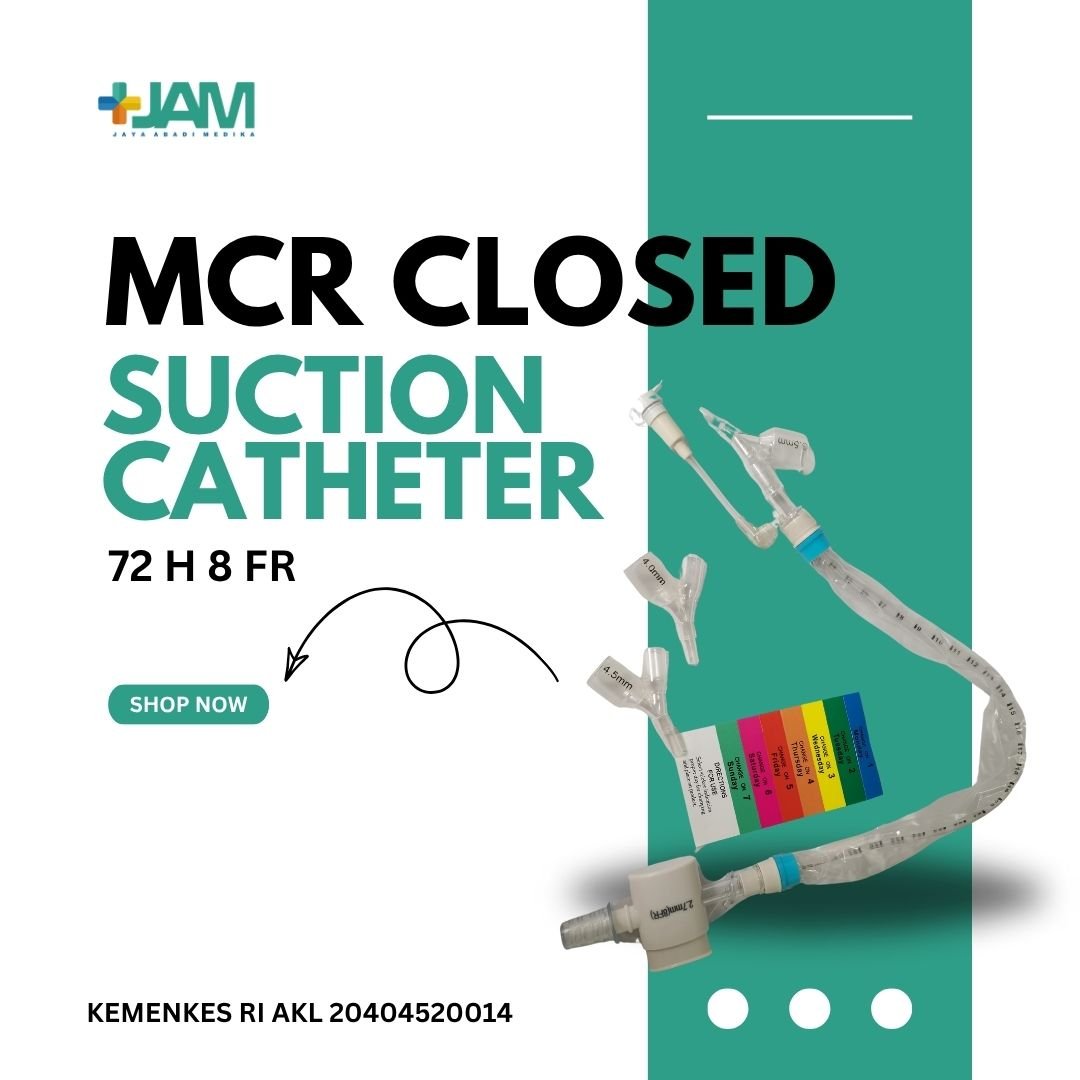 MCR Closed Suction Catheter 72 H- SIZE 08 FR